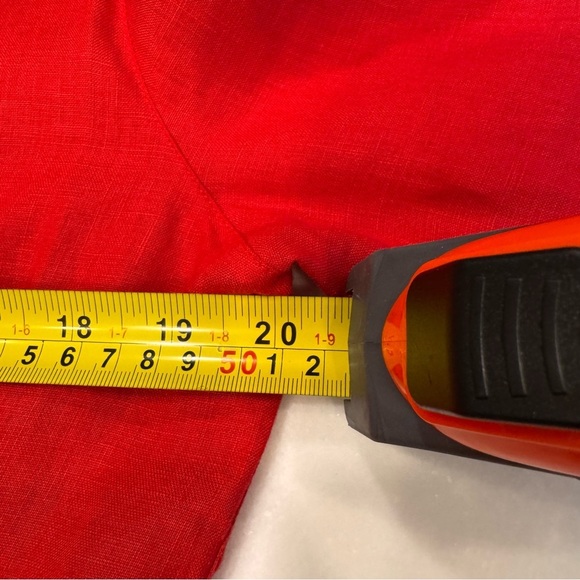 VIVID LINEN Women’s Red button Down Shirt Long Sleeves Size Large - Picture 5 of 8